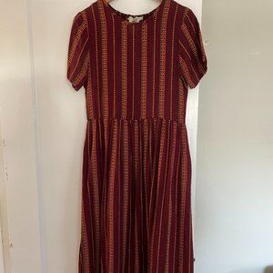 Ace & Jig Rosa Dress in Garnet, XS
